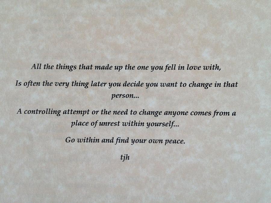Self Help Quote No 115 Photograph by TJ Hollywood