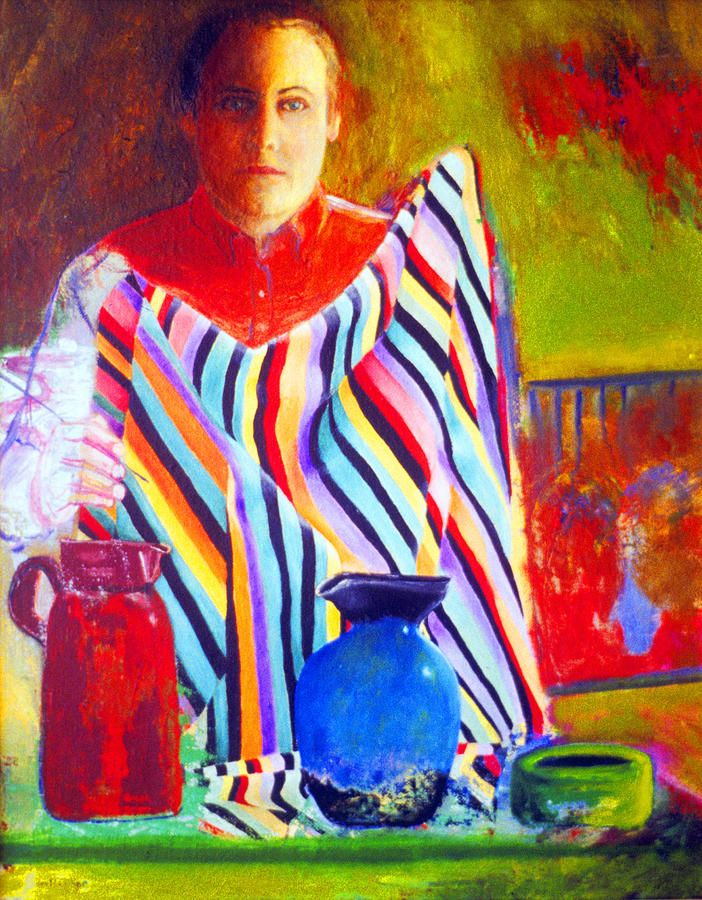 Self-portrait Painting - Self-Portrait 1991 by James Gallagher