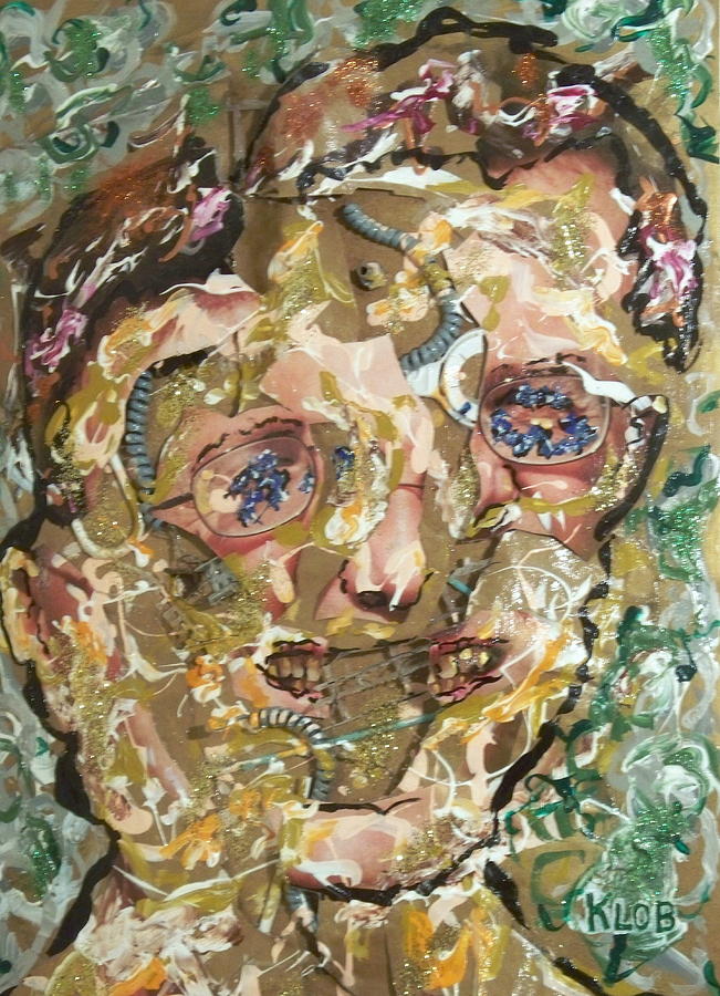 Self Portrait 2013 Painting by Kevin OBrien