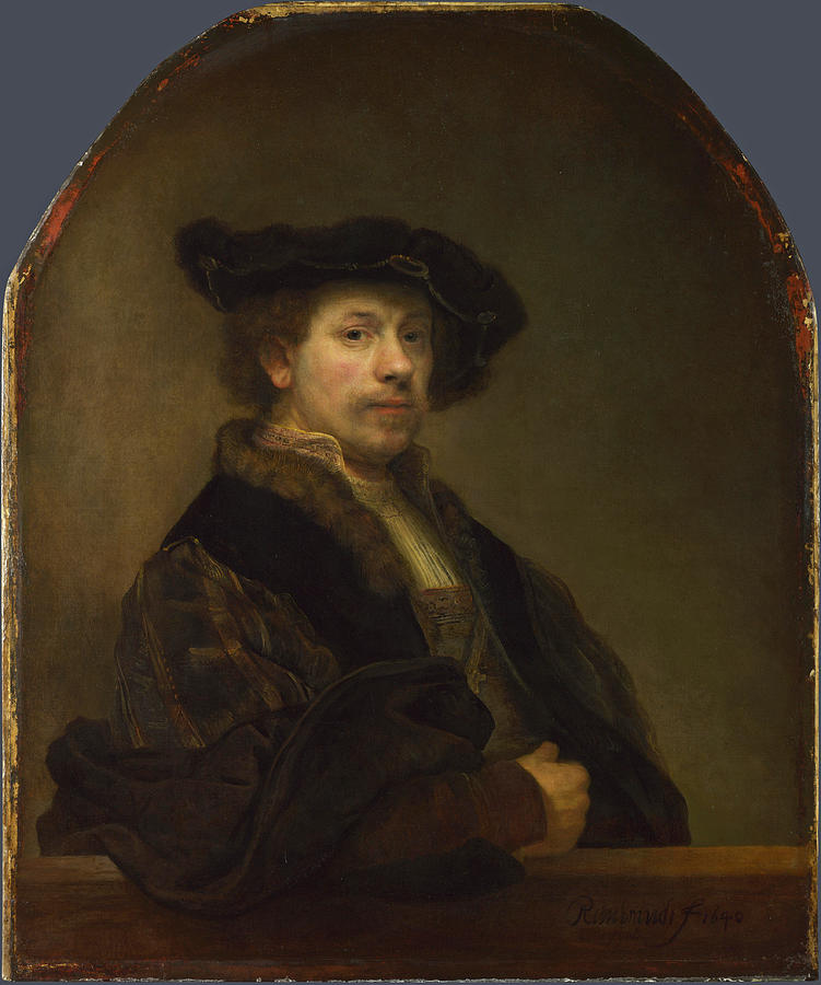 Self Portrait at the Age of 34 Painting by Rembrandt