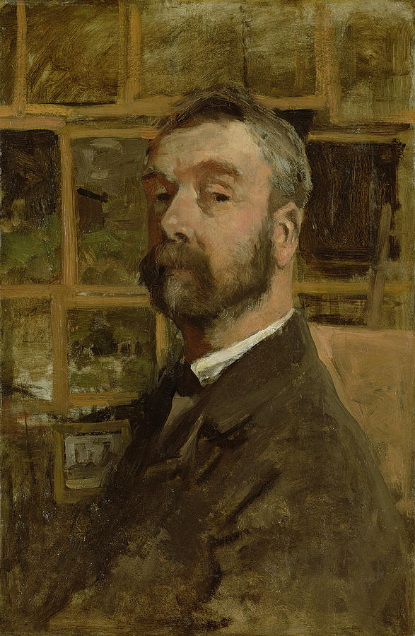Self Portrait, C.1884 Painting by Anton Mauve