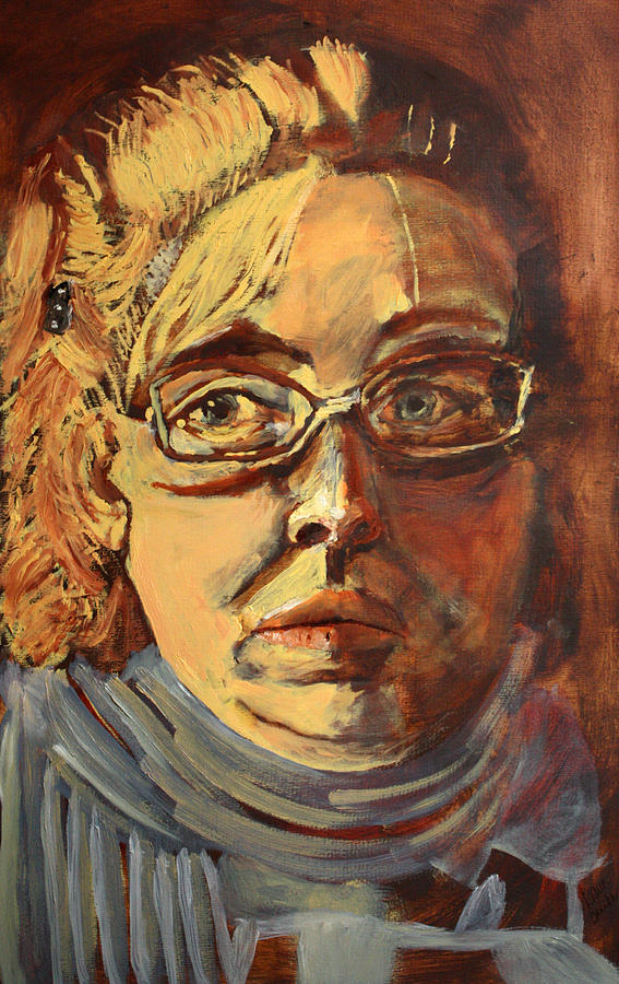 Self Portrait Painting by Dawn Boswell Burke