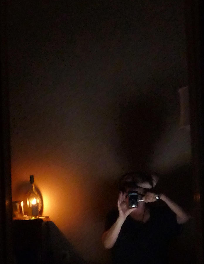 Self Portrait In Ancient Lighting Photograph