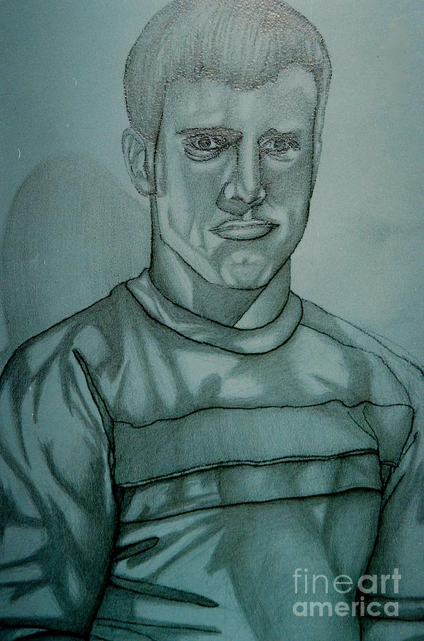 Self Portrait Drawing by Jon Kittleson