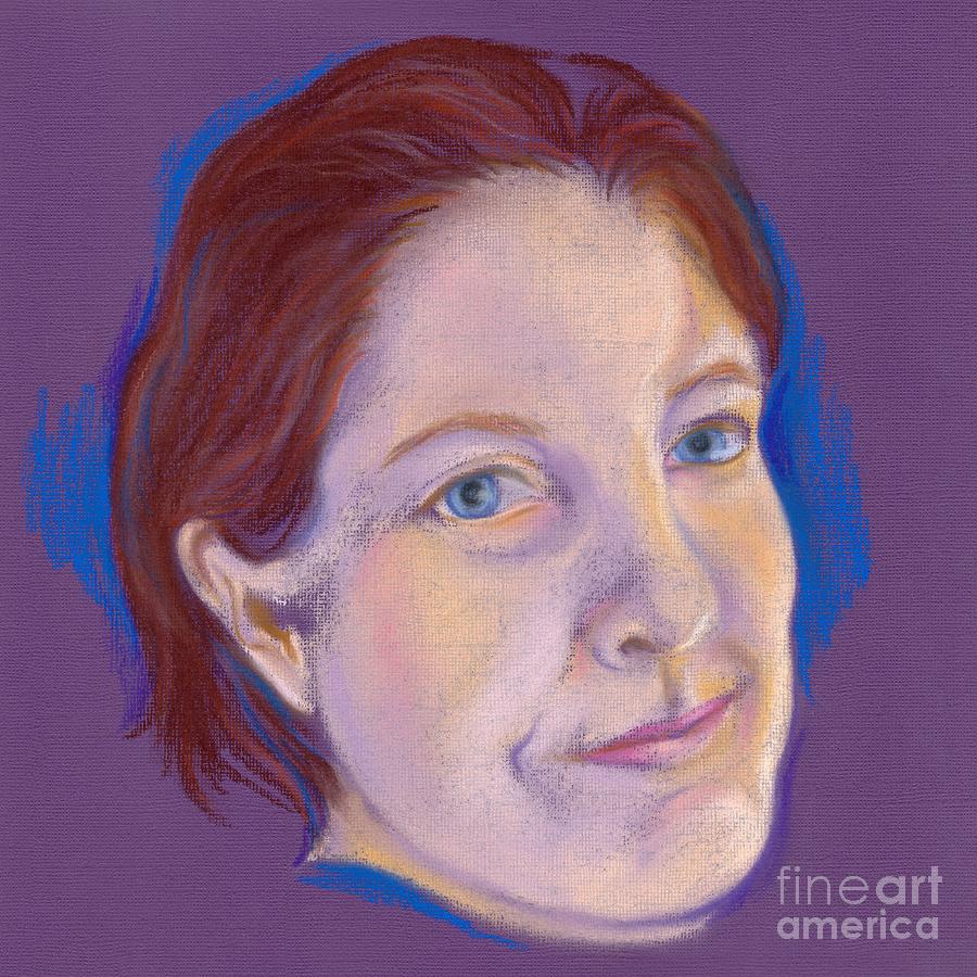Self Portrait Pastel by MM Anderson