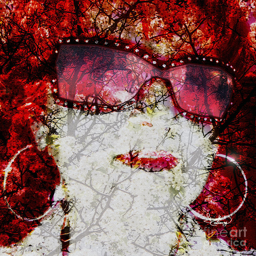 Self Portrait My Rose Colored Glasses Photograph by Ginette Callaway