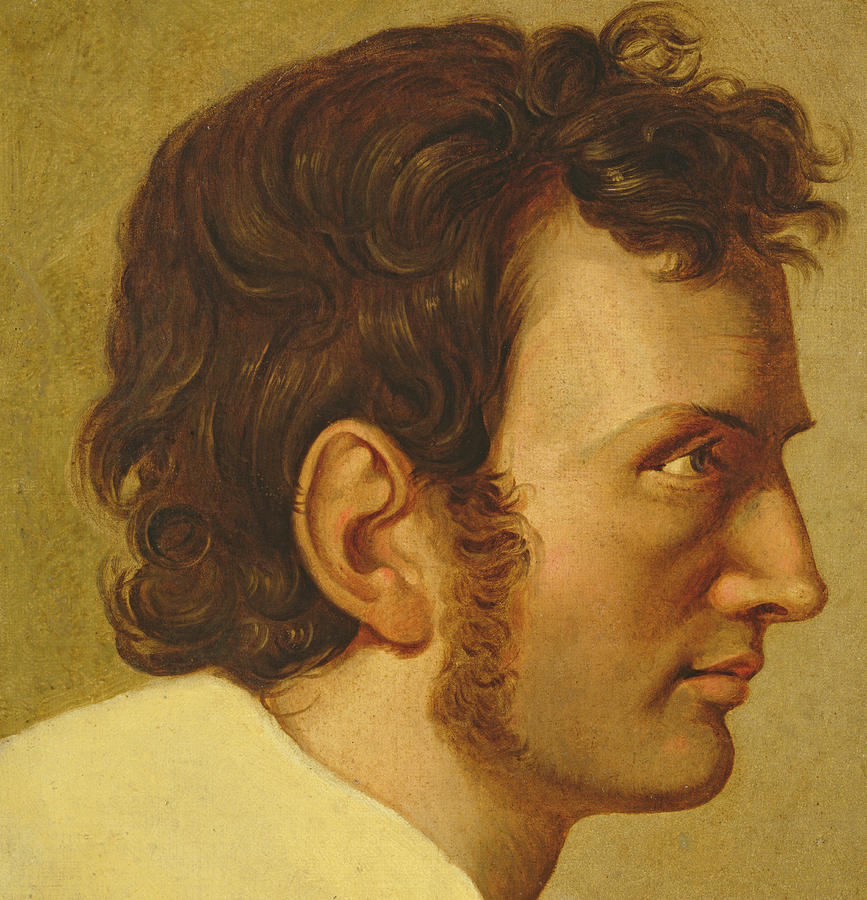 Portrait Painting - Self Portrait by Philipp Otto Runge