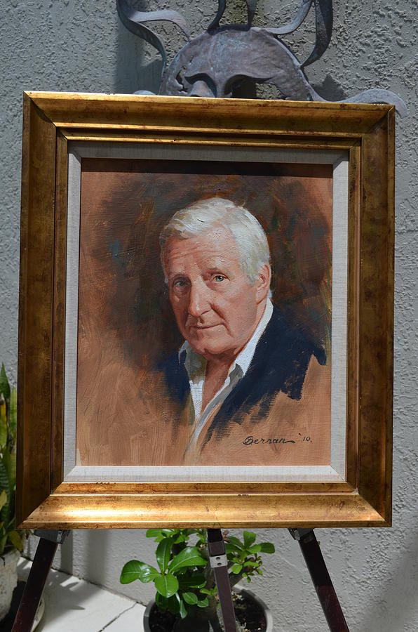 Self Portrait Painting - Self Portrait by Robert Berran Self Portrait Painting - Self Portrait by Robert Berran