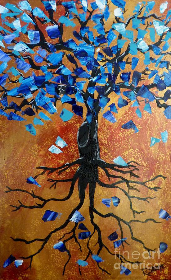 Self Tree Painting by Rebecca Shreve - Pixels