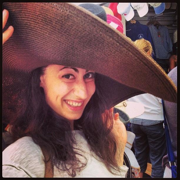 Hat Photograph - #selfi In A Big #hat #highfashion by Megan Rudman