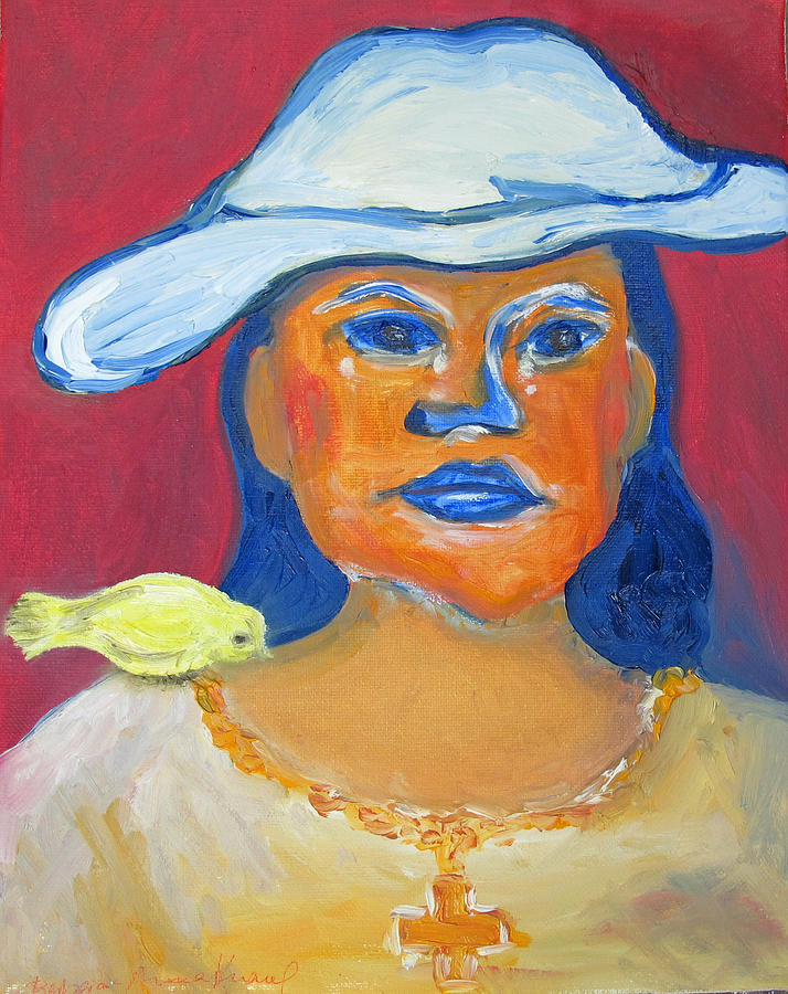 Selfportrait Painting by Barbara Anna Knauf