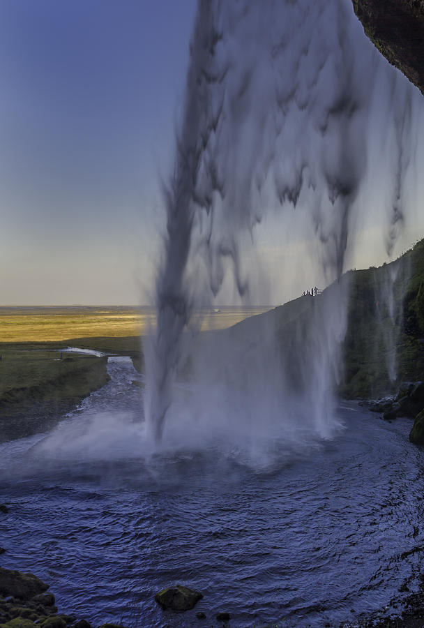 Waterfall Photograph - Seljalandsfoss  9970  by Karen Celella