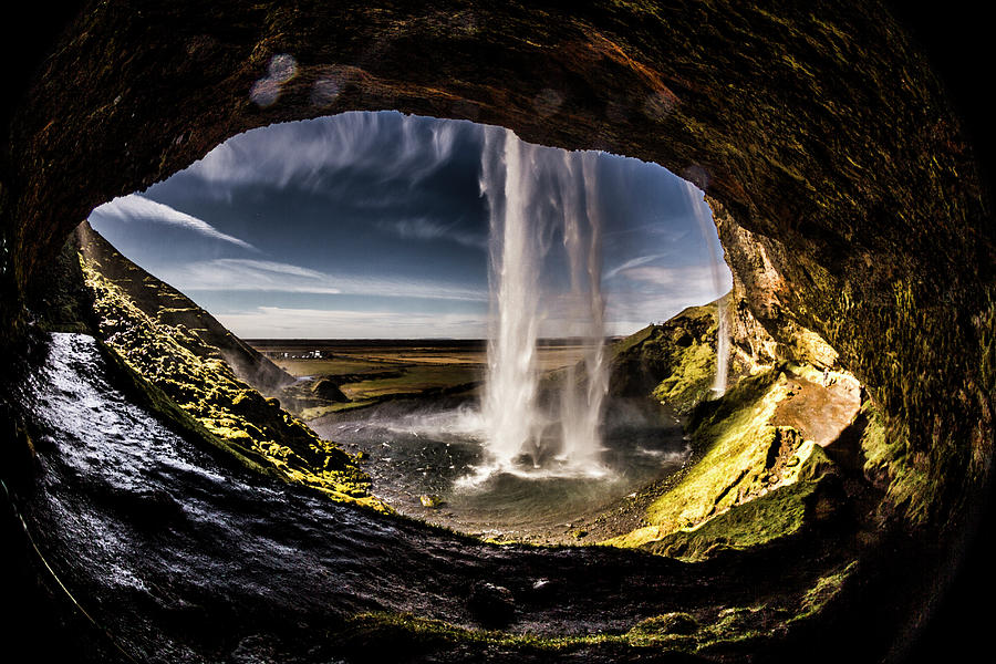 Seljalandsfoss Waterfall In Iceland Photograph by Tim Martin