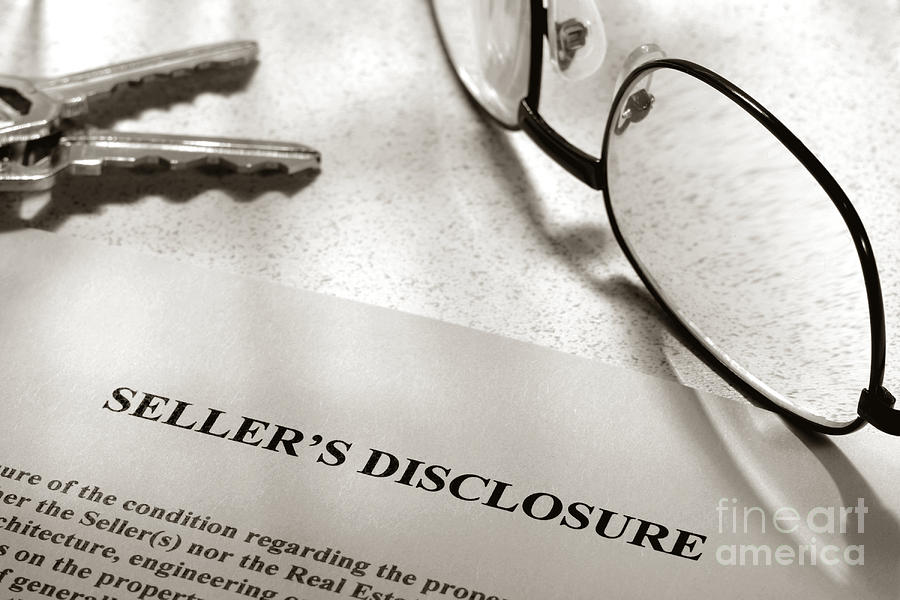 Seller Property Disclosure Photograph by Olivier Le Queinec