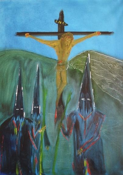 Semana Santa Painting by Roger Cummiskey