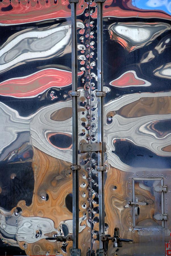 Semi Trailer Abstraction Photograph by Steven Richman