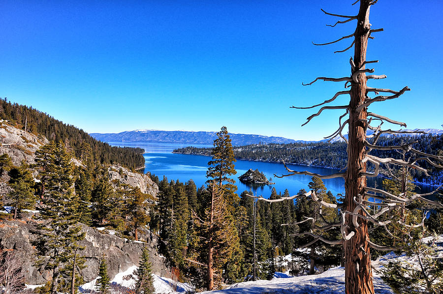 Semi-Winter at Emerald Bay - Lake Tahoe - California Photograph by Bruce Friedman