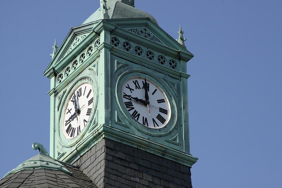 Seminary Clock Tower Photograph by Dave Hall
