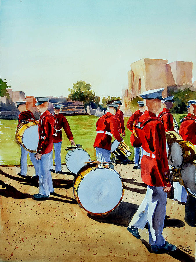 Semper Fi Painting by Ron Stephens - Fine Art America