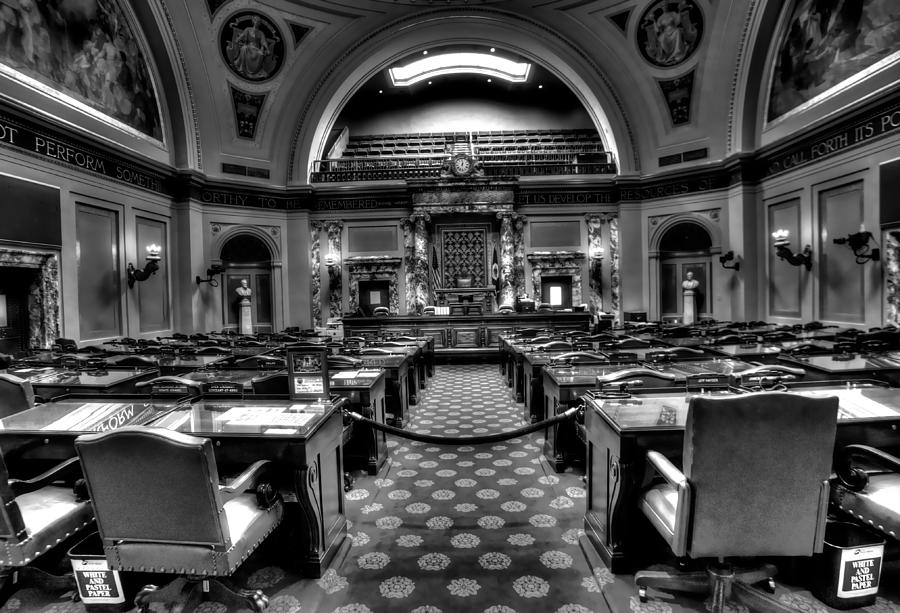 Senate Chambers Photograph by Amanda Stadther