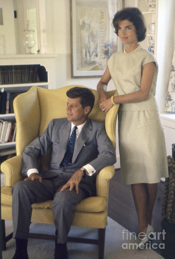 Senator John F. Kennedy with Jacqueline 1959 Photograph by The Harrington Collection