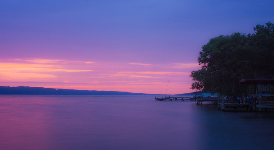 Seneca Lake Glows Photograph by Photographic Arts And Design Studio
