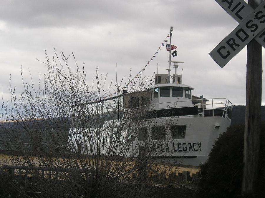Boat Photograph - Seneca Legacy Ship is In by Liz Lare