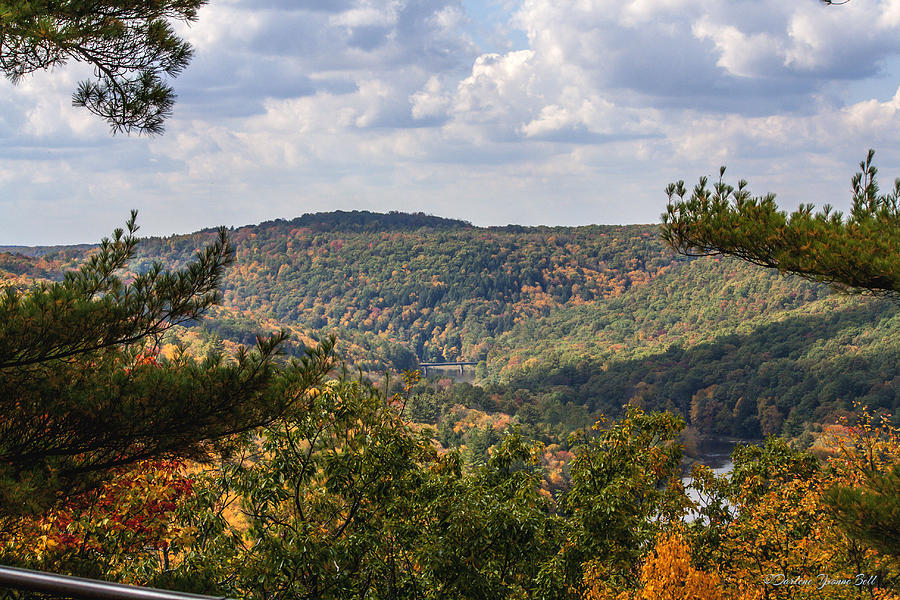 Autumn Photograph - Seneca Point Overlook by Darlene Bell Autumn Photograph - Seneca Point Overlook by Darlene Bell