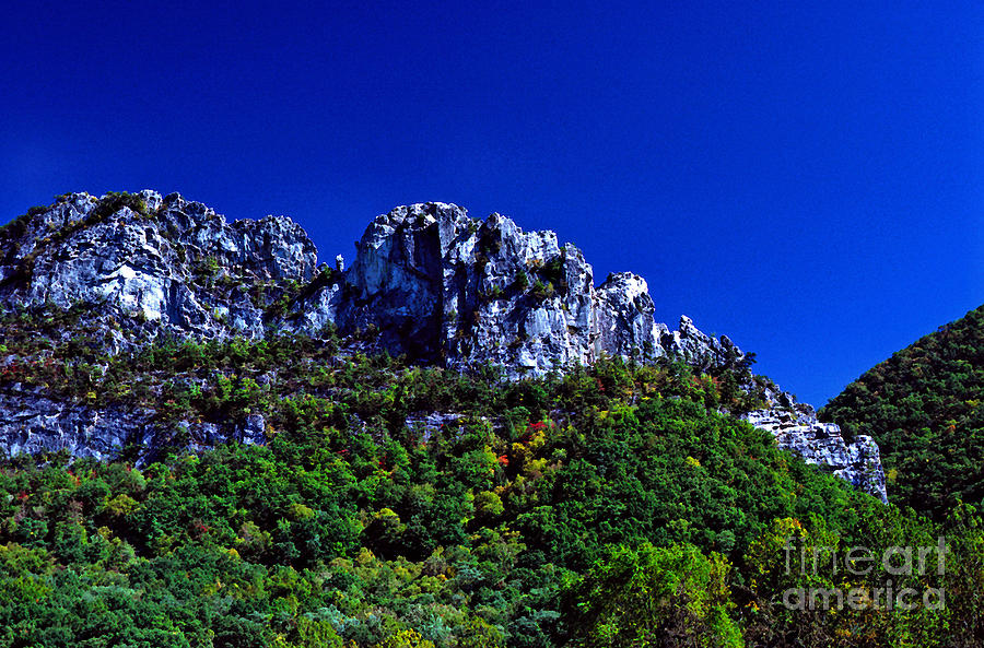 West Virginia Photograph - Seneca Rocks with the Gendarme by Thomas R Fletcher