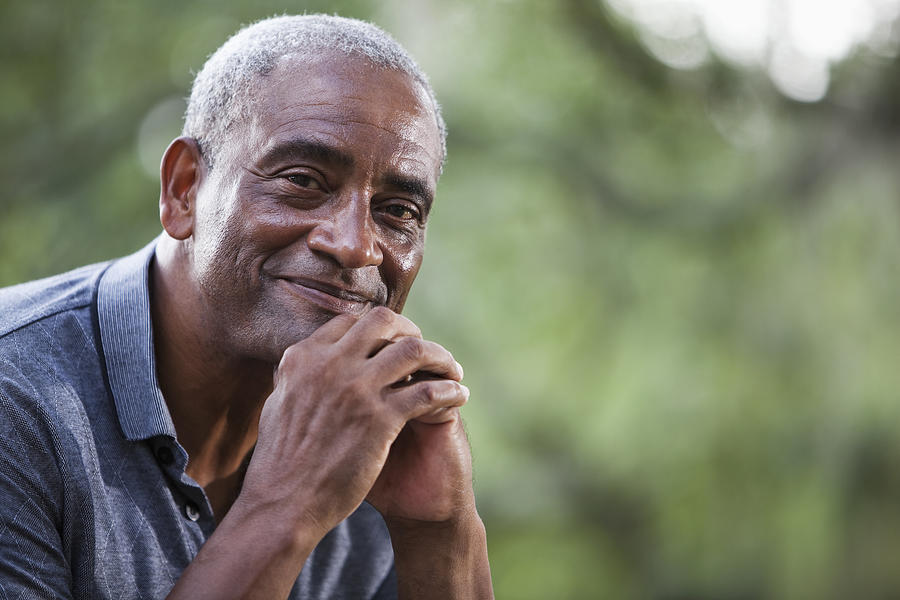 Senior African American man Photograph by Kali9