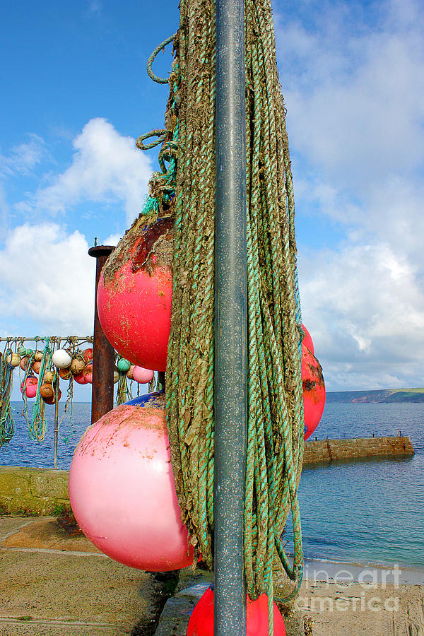 Sennen Cove Buoys Photograph by Terri Waters