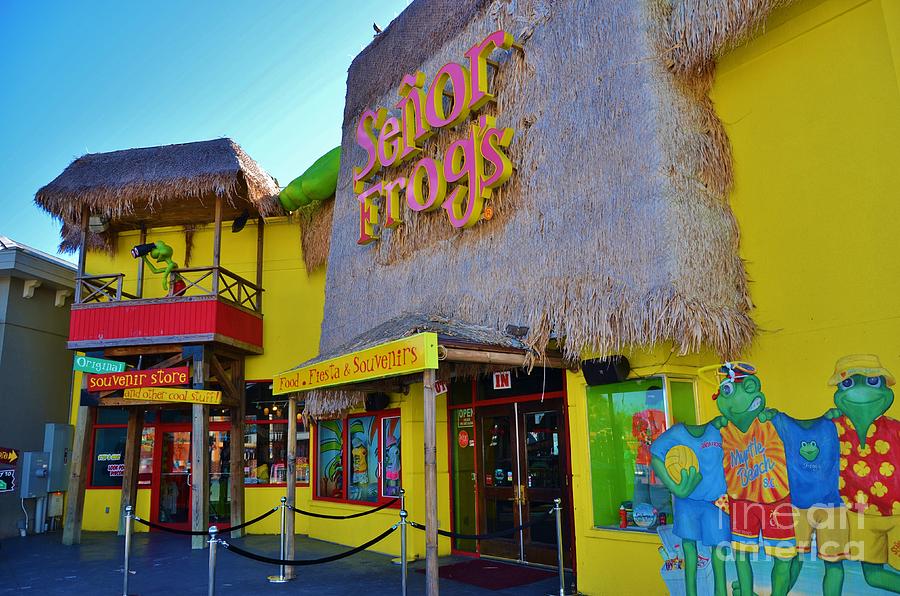 Senor Frogs Myrtle Beach Store Front Photograph by Bob Sample