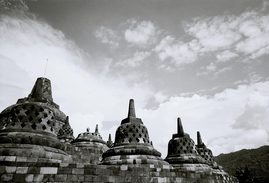 Sensual Stupas Of Borobudur Photograph by Shaun Higson
