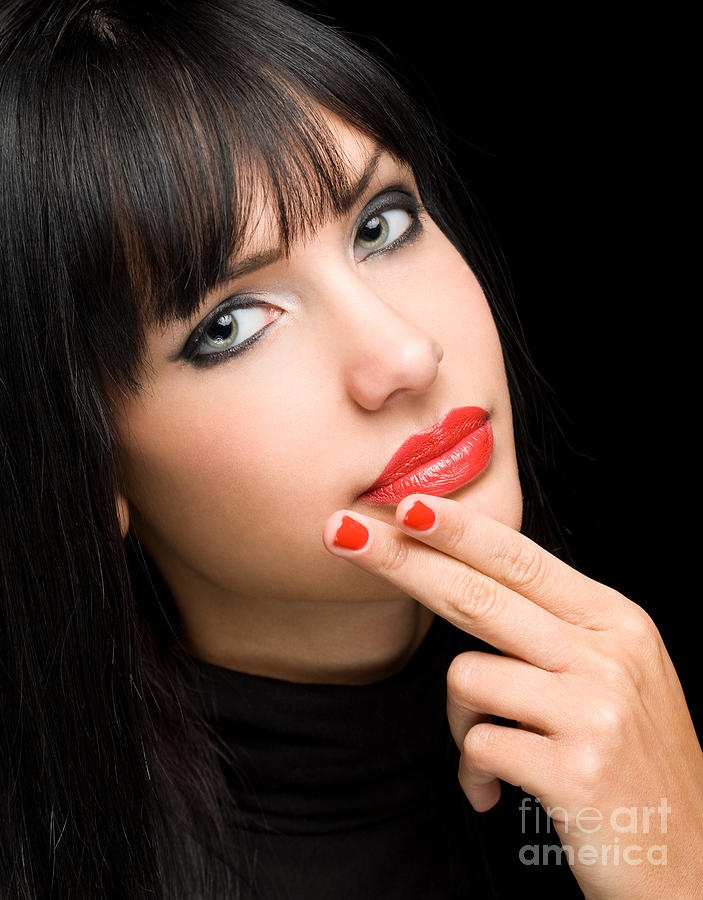 Sensual red shine. Photograph by Alstair Thane Fine Art America