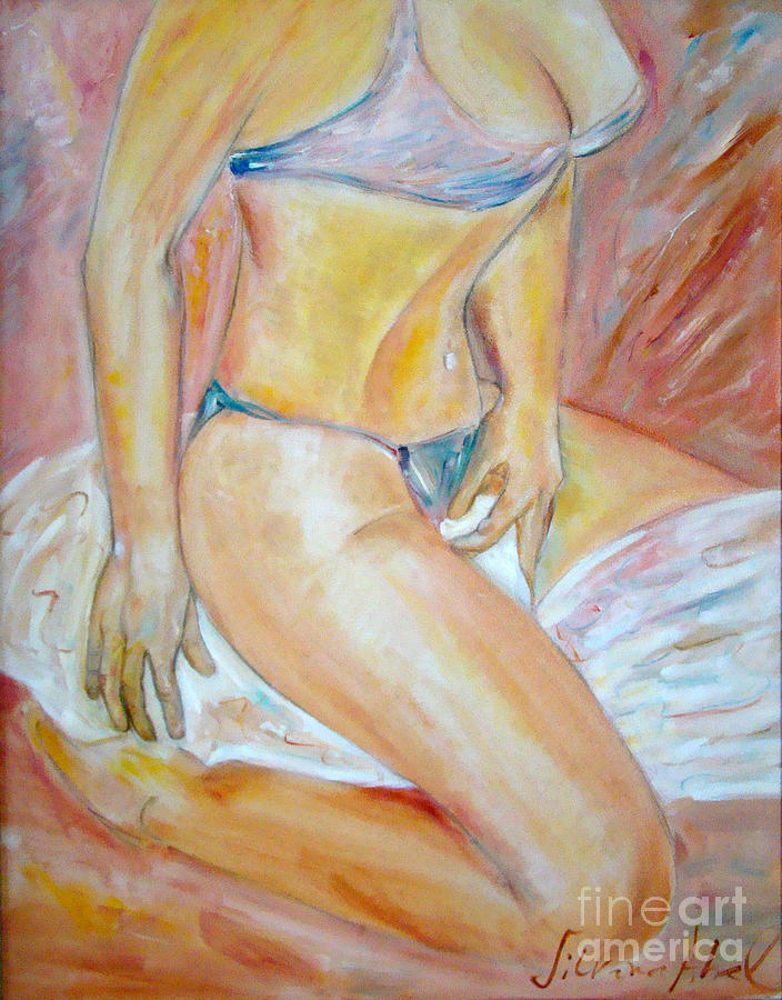 Famous Paintings Painting - Sensual by Silvana Abel