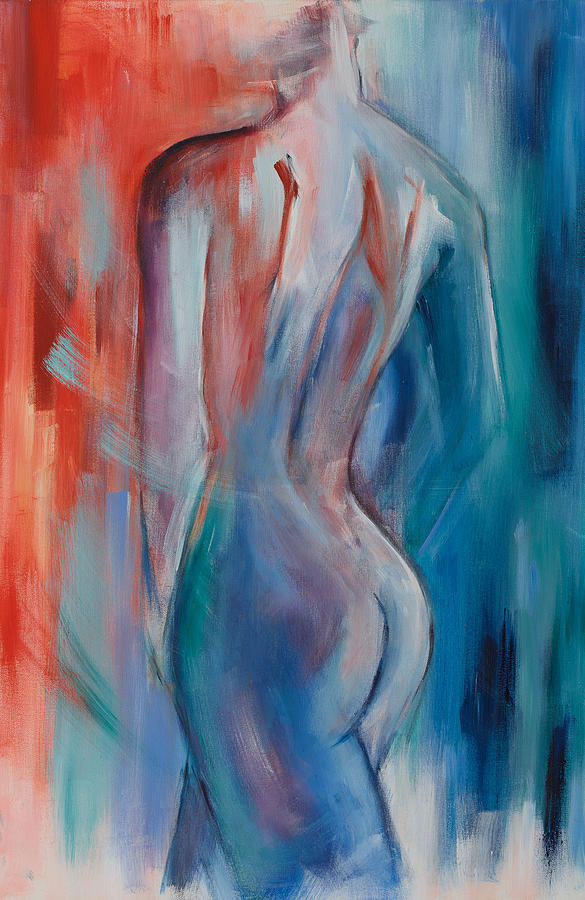 Nude Painting - Sensuelle by Elise Palmigiani Nude Painting - Sensuelle by Elise Palmigiani