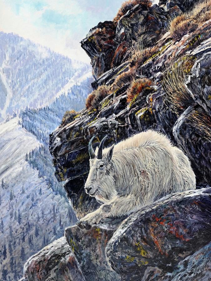 Nature Painting - Sentinel of the Canyon by Steve Spencer