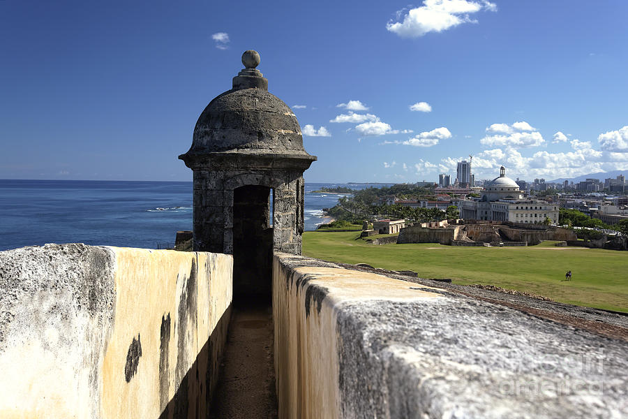 Sentry Post Overlooking San Juan Photograph by George Oze - Fine Art ...