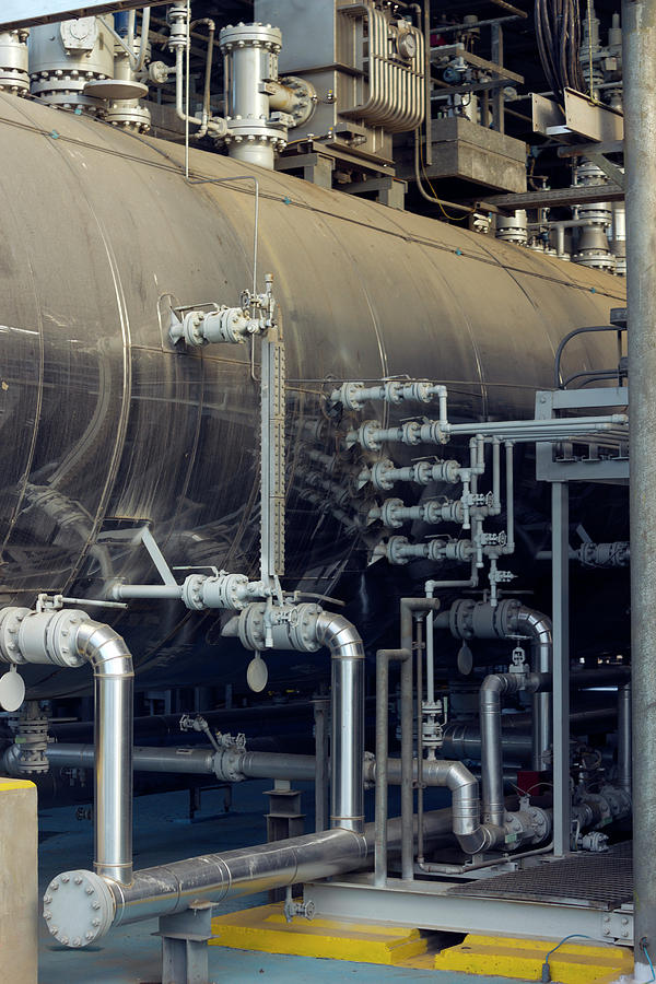 Separator Tank At An Oil Well Photograph by Science Photo Library Separator Tank At An Oil Well Photograph by Science Photo Library
