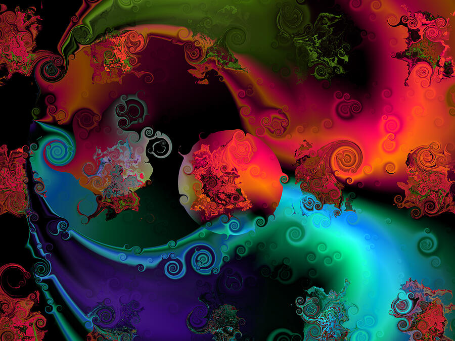 Abstract Digital Art - Seperation and individuation by Claude McCoy