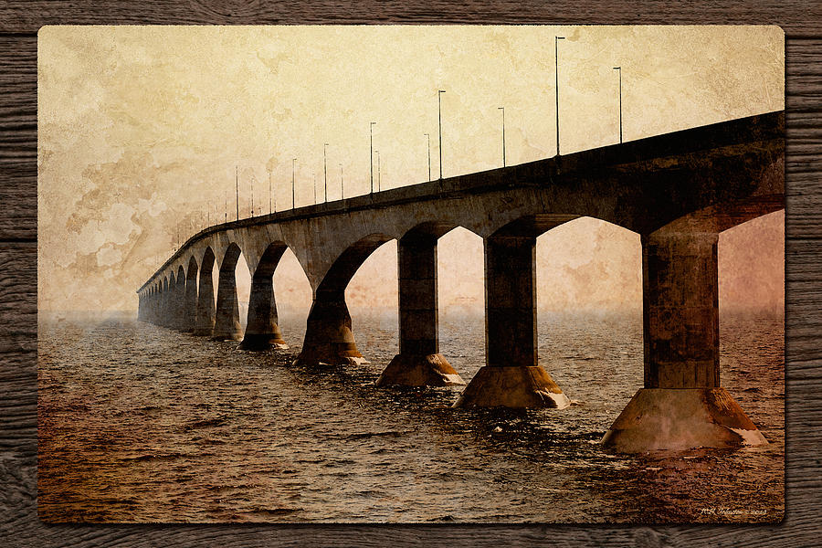 Sepia Bridge Photograph by WB Johnston