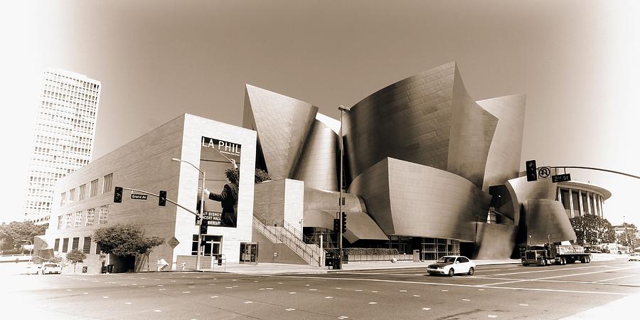 Sepia Concert Hall Photograph by Jenny Hudson