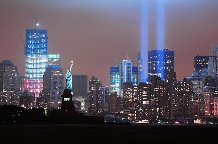 September 11 Tribute Photograph by Songquan Deng