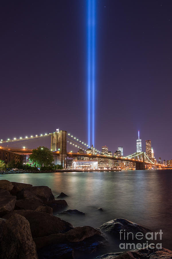 Statue Of Liberty Photograph - September 11th at Dumbo NY by Michael Ver Sprill
