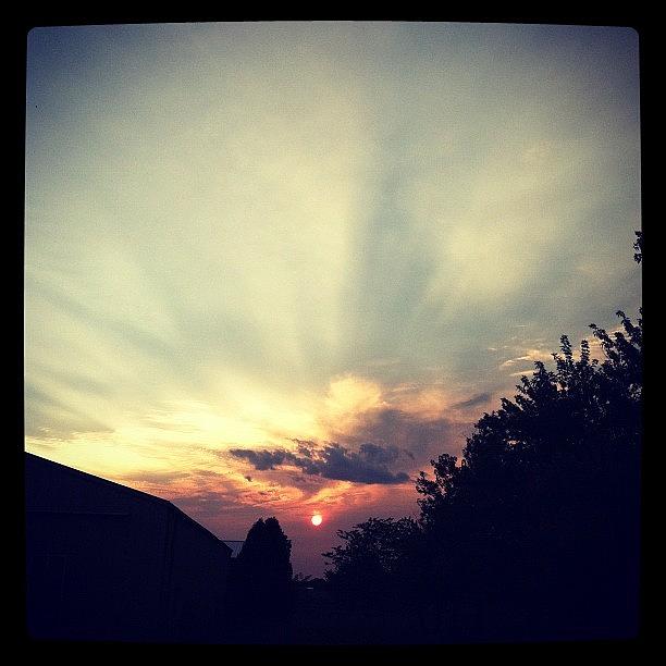 Sunset Photograph - September 16, 2012 #sunset #colors #sun by Yana Galanin