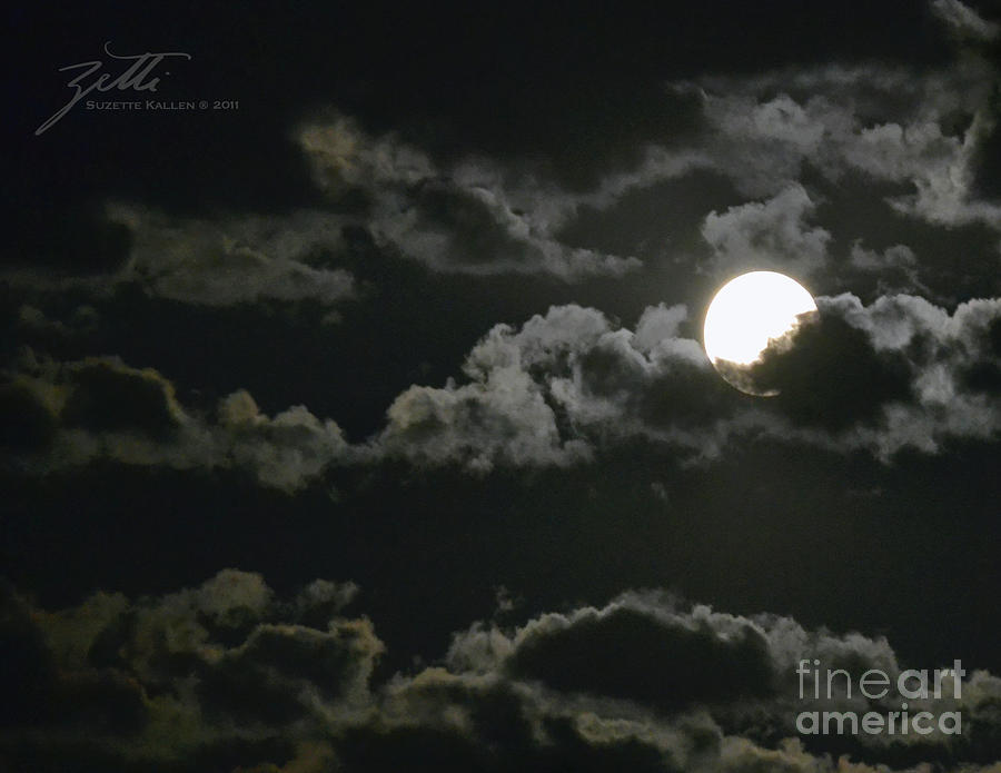 September Moon Photograph by Suzette Kallen