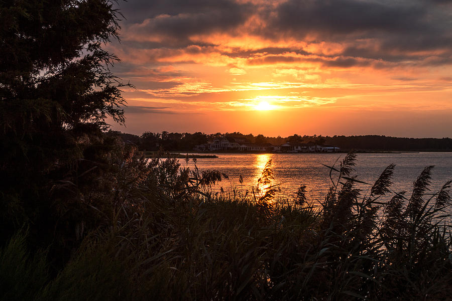 September Sunset at Dirickson Creek Photograph by Bill Swartwout
