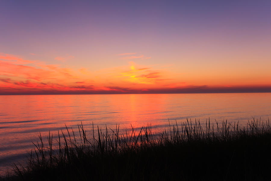 Lake Michigan Photograph - September Sunset by Rachel Cohen