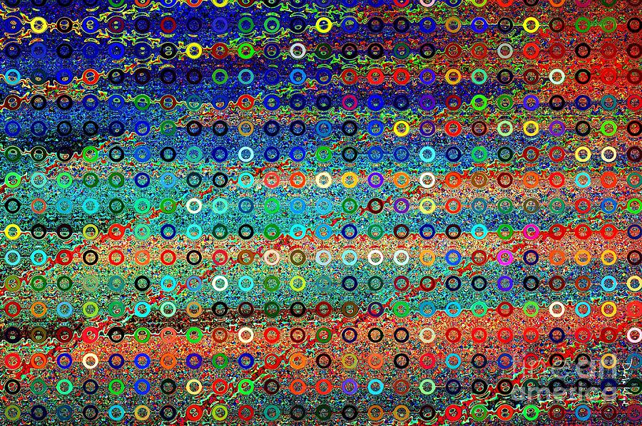 Abstract Digital Art - Sequins by Darla Wood