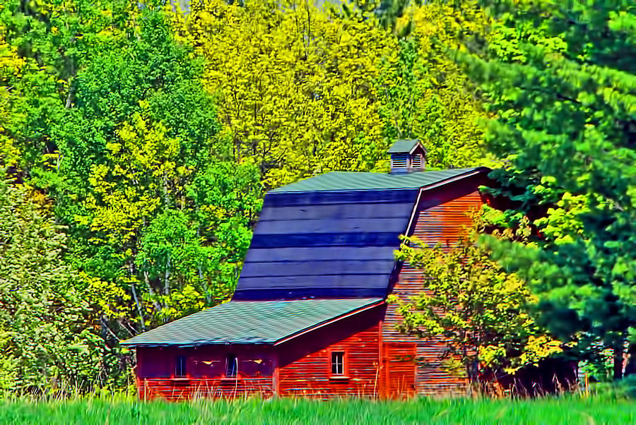 Serene Country Barn Photograph by John Welling - Fine Art America